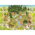 Puzzle - Funky Zoo Black Forest Habitat - 1000 Pièces 1