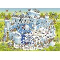 Puzzle - Funky Zoo Polar Habitat - 1000 Pièces 1