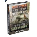 Flames of War - Fortress Europe Soviet Unit cards 0