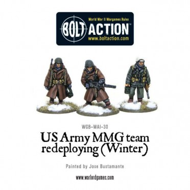 Bolt Action - US Army MMG team (Winter) - Redeploying