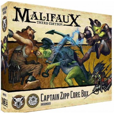 Malifaux 3E - Bayou - Captain Zipp Core Box