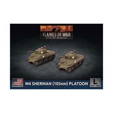Flames of War - M4 Sherman (105mm) Assault Gun Platoon