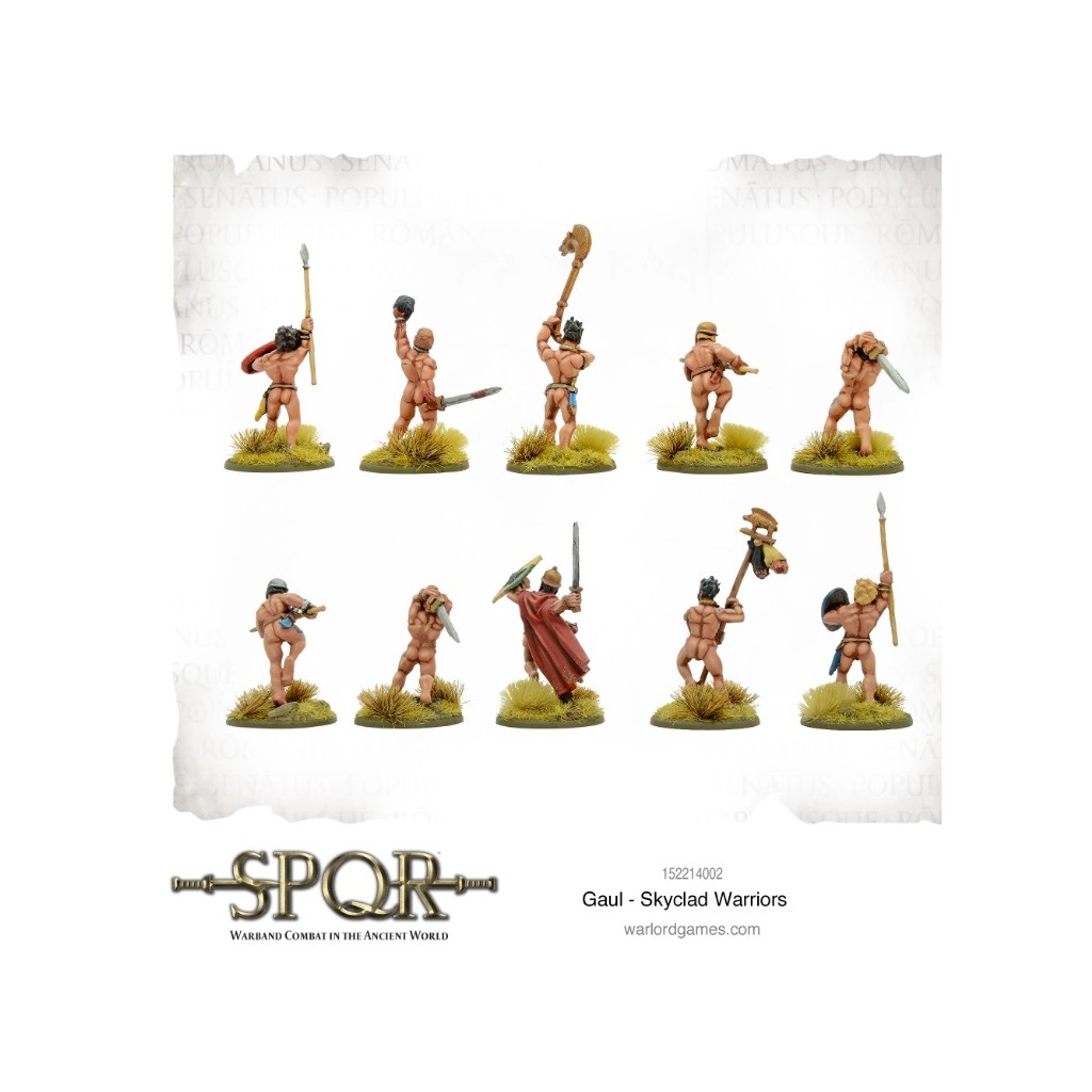 SPQR: Gaul Skyclad Warriors, Tribesmen and War Dogs 