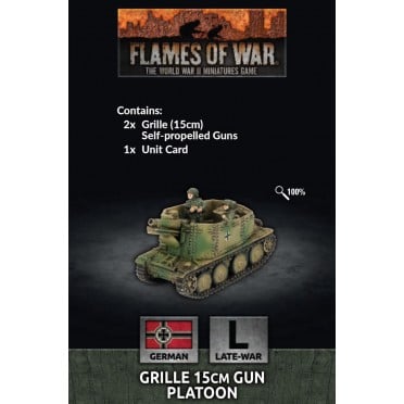 Flames of War - Grille 15cm Gun Platoon