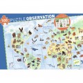 Puzzle Observation - Les animaux du monde - 100 pièces 0