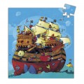 Puzzle silhouette - Le bateau de Barberousse- 54 pièces 1