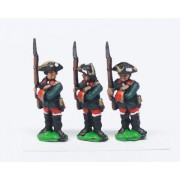 Seven Years War Russian: Musketeers, at the Ready, Musket Upright