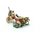 Hittite: General, driver and javelinman in 4 horse chariot 0