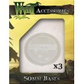 Wyrdscape Bases - 3x Clear Bases 50mm 0