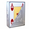 Jeu de 54 cartes Modiano format poker - Gris 1