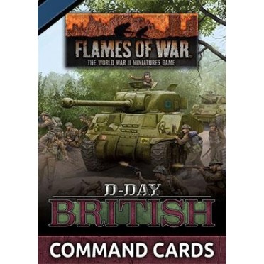 Flames of War - D-Day British Command Cards
