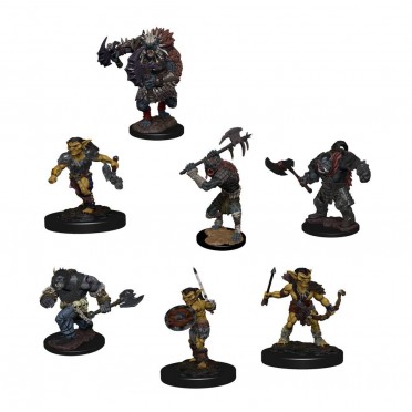 Dungeons & Dragons - Icons of the Realms : 7 Miniatures Monster Pack - Village Raiders