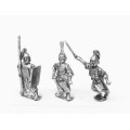 Shang or Chou Chinese: General on foot with Bodyguard and Standard Bearer 0