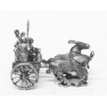 Shang or Chou Chinese: Two horse Heavy Chariot with driver, archer and halberdier 0