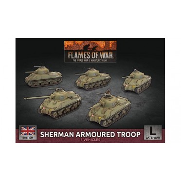 Flames of War - Sherman Armoured Troop