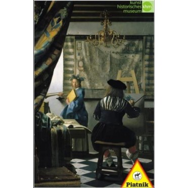 Puzzle - Vermeer - Studio Artiste - 1000 pièces