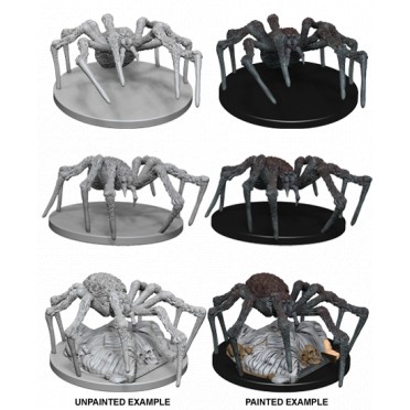 WizKids Deep Cuts Unpainted Miniatures: Spiders