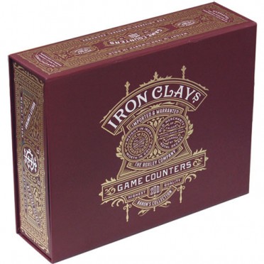 Iron Clays 200 Printed Box with Chips