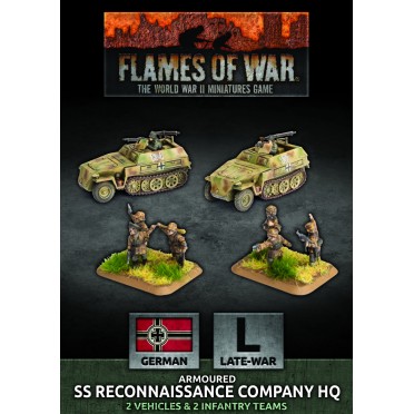 Flames of War - SS Reconaissance Company HQ