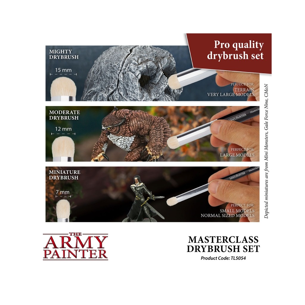 Buy Masterclass Drybrush Set - Miniatures games - Army Painter
