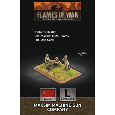 Flames of War - Maksim Machine-Gun Company