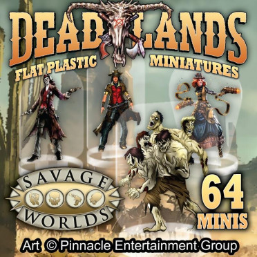 Flat Plastic Miniatures: Deadlands