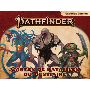 Pathfinder 2 - Cartes de Batailles du Bestiaire
