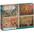 Puzzle Premium Collection – Anton Pieck, Living Room Entertainment 1000 pièces 0
