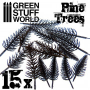 Model Pine Tree Trunks (x15)