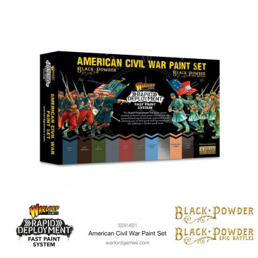 American Civil War paint set (10)