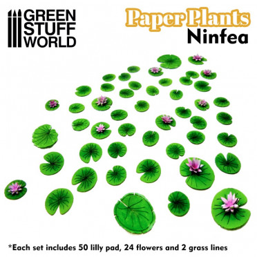 Plantes en Papier - Nénuphars