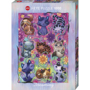Puzzle - Kitty Cats Dreaming - 1000 Pièces