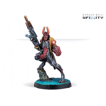 Infinity - Combined Army - Agent Dukash (MULTI Rifle)