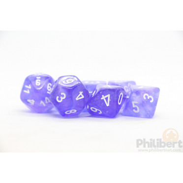 Set de 7 Dés JDR Chessex : Borealis