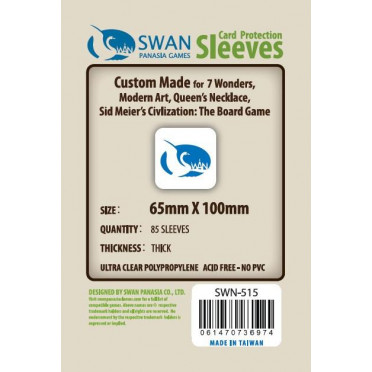 Swan Panasia - Card Sleeves Premium - 65x100mm - 100p