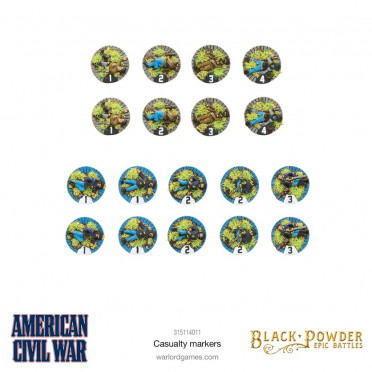 Black Powder Epic Battles: American Civil War Casualty Markers
