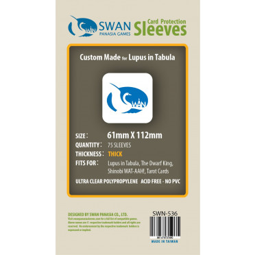 Swan Panasia - Card Sleeves Premium - 61x112mm - 75p