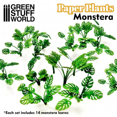 Plantes en Papier - Monstera