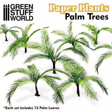 Plantes en Papier - Palmiers