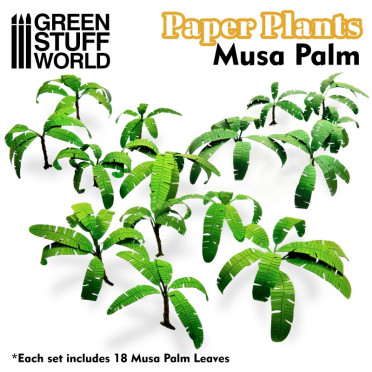 Plantes en Papier - Arbre Musa