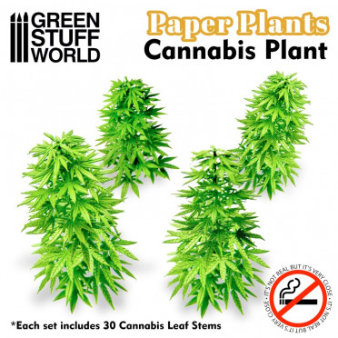 Plantes en Papier - Cannabis