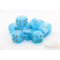 Set of 12 6-sided dice Chessex : Nebula 14