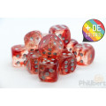 Set of 12 6-sided dice Chessex : Nebula 0