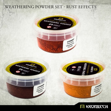 Weathering Powder Set - Rust Effects