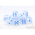 Set of 12 6-sided dice Chessex : Borealis 9