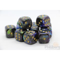 Set of 12 6-sided dice Chessex : Lustrous 4