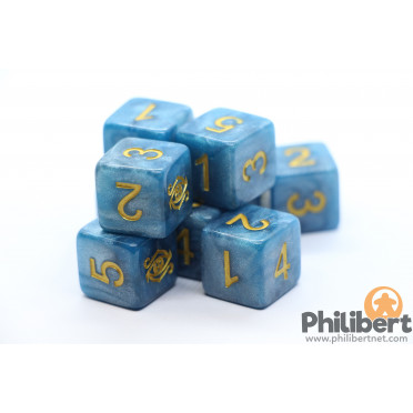 Yellow Sign Dice - The Eye of Chaos D6 set