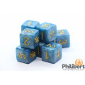 Yellow Sign Dice - The Eye of Chaos D6 set 0