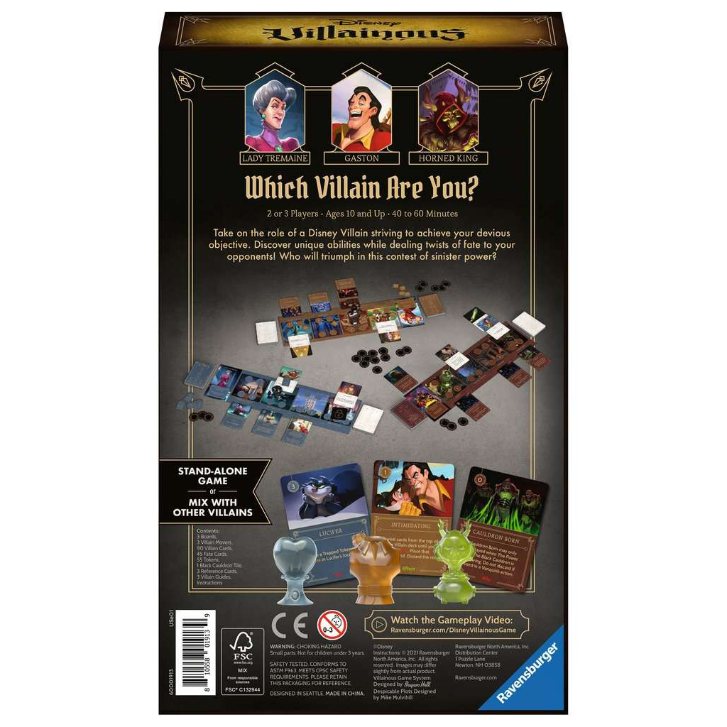 Ravensburger - Disney Villainous Extension 1- Mauvais jusqu'à l'os