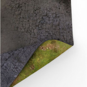 Playmats - Mousepad - Tapis recto/verso - Ruined City / Grassland - 72''x36''